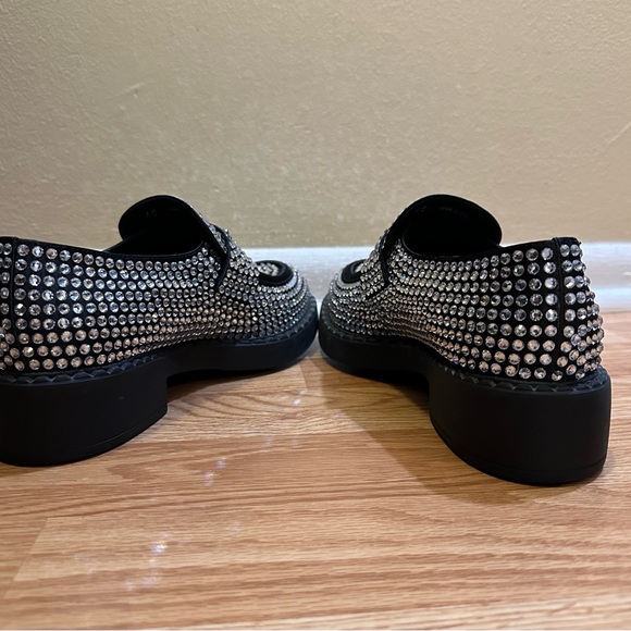 PRADA Crystal Loafers (Women’s) - Size 10 - Pre-owned - Pristine Condition - Picture 6 of 11